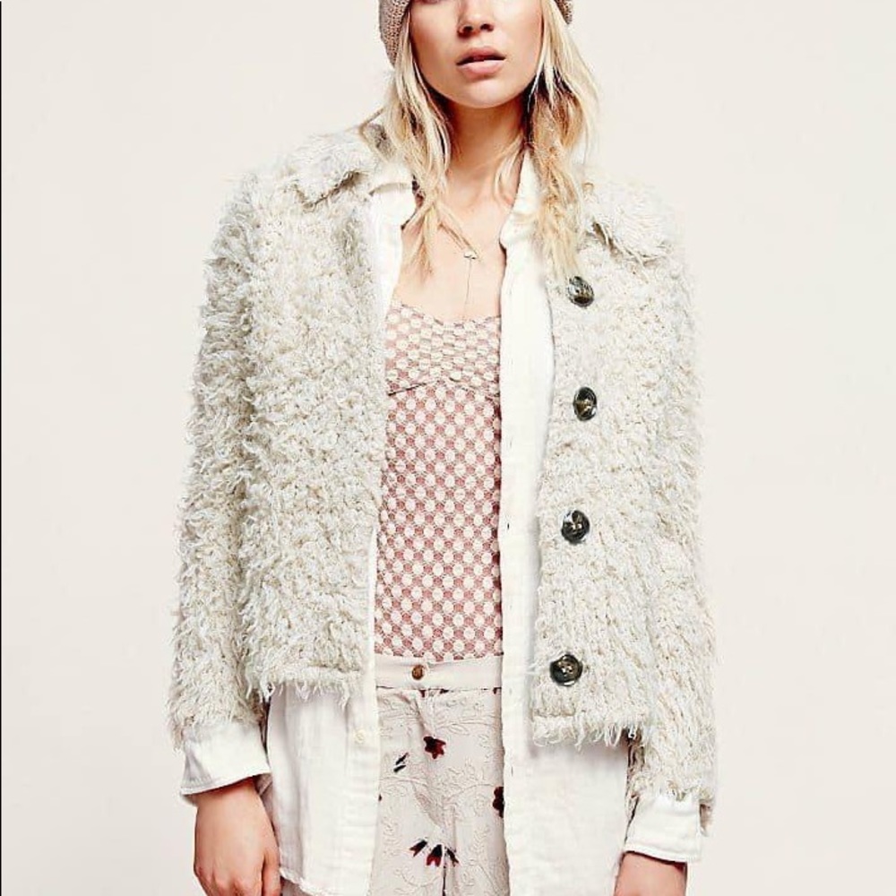 🎉HOST PICK🎉 FREE PEOPLE SWEET DISPOSITION JACKET - Picture 2 of 4
